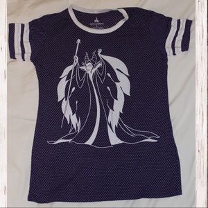 Disney Maleficent Purple Sports Style Tee. EST. 59
